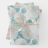 Big Sand Dollars Gemusterte flache Wrapping Paper  Geschenkpapier Set (Beispiel)