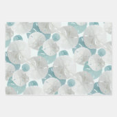 Big Sand Dollars Gemusterte flache Wrapping Paper  Geschenkpapier Set (Vorderseite)