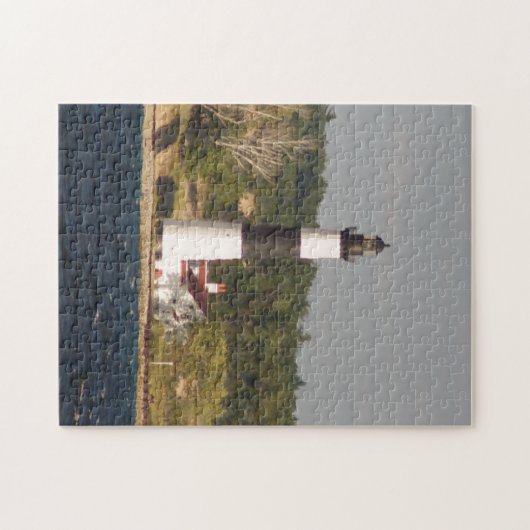 Big Sand Point Lighthouse from water Puzzle (Horizontal)
