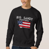 Big Sandy Montana USA State America Travel Montana Sweatshirt (Vorderseite)
