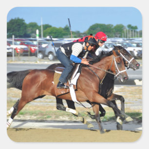 Big Sandy Workouts Quadratischer Aufkleber