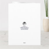 BIG Sapphire Personalized 65th Anniversary Card Karte (Rückseite)