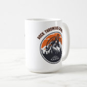 Big Sasquatch Zitat Rock werfen Meister Kaffeetasse (VorderseiteRechts)