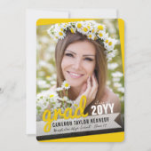 Big-Scribbles-Foto Moderne Graduierungspartei Einladung (Vorderseite)