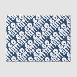 BIG sechs in Weiß Seidenpapier