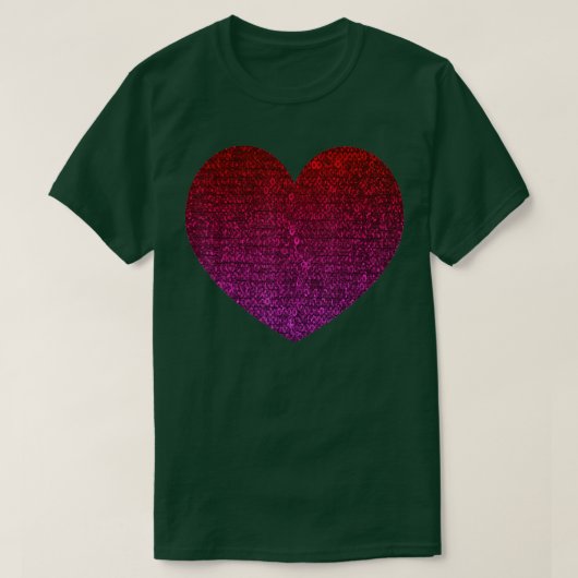 Big Sequin Heart T-Shirt (Design vorne)
