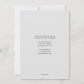 Big Serif Funny Abschluss Einladung (Rückseite)