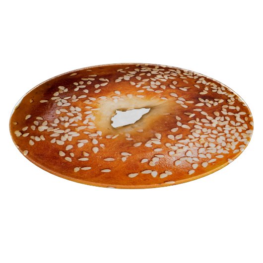 Big Sesame Bagel Cutting Board Schneidebrett (Ecke)
