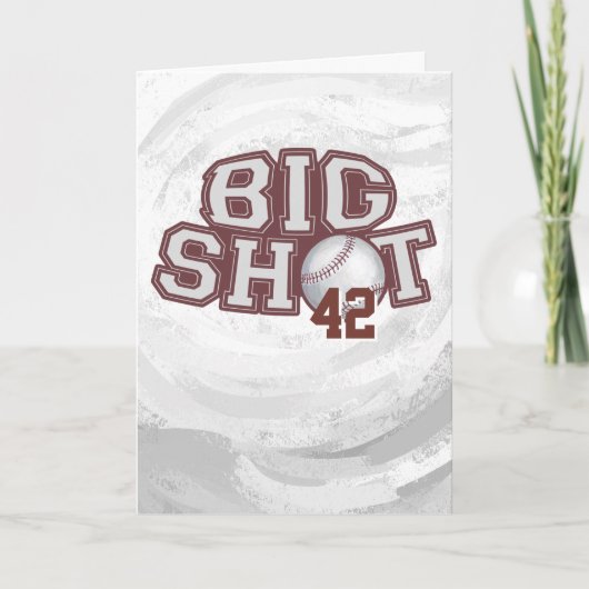 Big Shot Baseball Karte (Vorderseite)