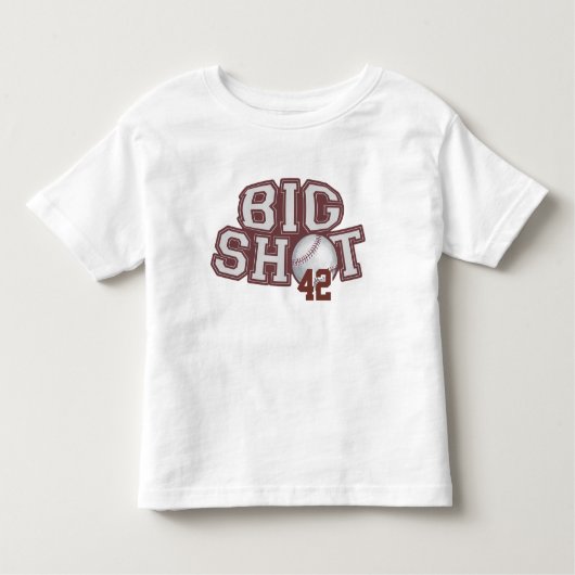 Big Shot Baseball Kleinkind T-shirt (Vorderseite)