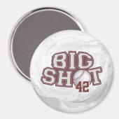 Big Shot Baseball Magnet (Vorderseite/Rückseite)