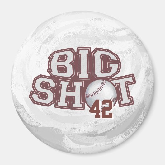 Big Shot Baseball Magnet (Vorne)