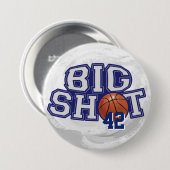 Big Shot Basketball Button (Vorne & Hinten)