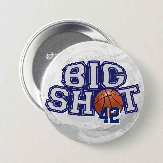 Big Shot Basketball Button (Vorne & Hinten)