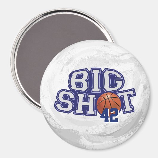 Big Shot Basketball Magnet (Vorderseite/Rückseite)