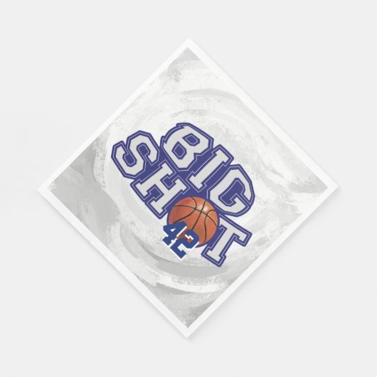 Big Shot Basketball Serviette (Ecke)