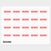 Big Shot Briefmarke Runder Aufkleber (Blatt)
