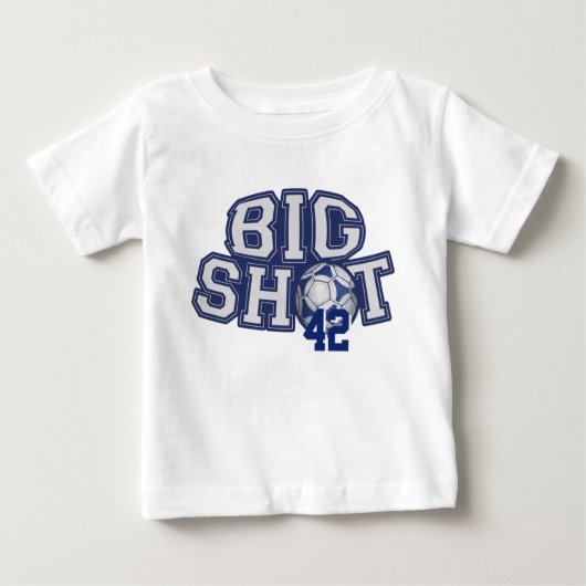 Big Shot Soccerball Baby T-shirt (Vorderseite)