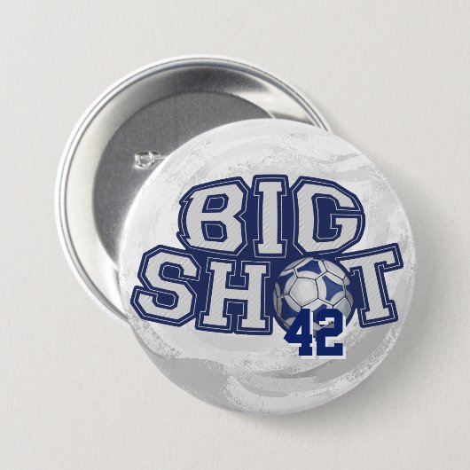 Big Shot Soccerball Button (Vorne & Hinten)