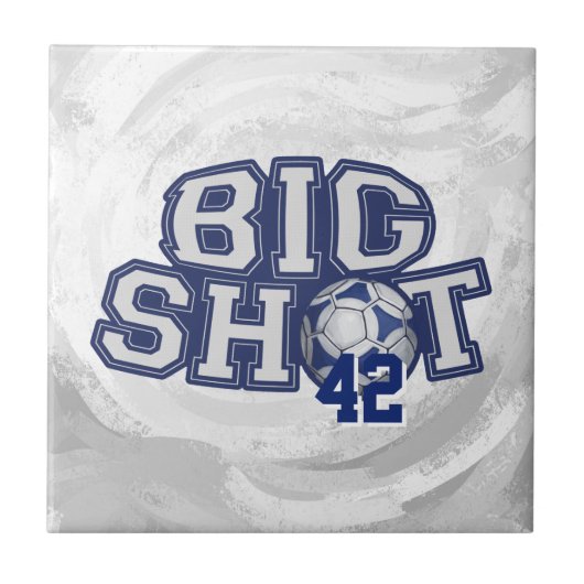 Big Shot Soccerball Fliese (Vorderseite)