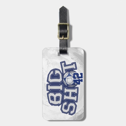 Big Shot Soccerball Gepäckanhänger (Vorderseite vertikal)