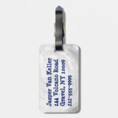 Big Shot Soccerball Gepäckanhänger (Rückseite vertikal)