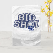 Big Shot Soccerball Karte (Gelbe Blume)