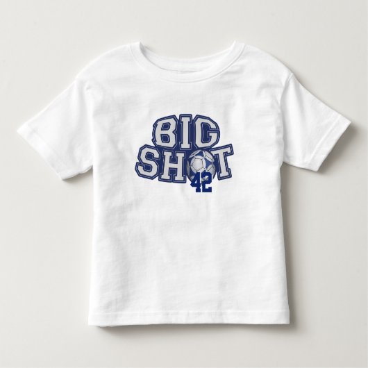 Big Shot Soccerball Kleinkind T-shirt (Vorderseite)