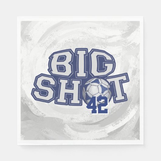 Big Shot Soccerball Serviette (Vorderseite)