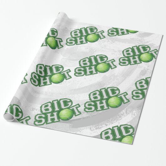 Big Shot Tennis Ball Geschenkpapier (Ungerollt)