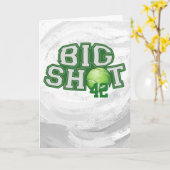 Big Shot Tennis Ball Karte (Gelbe Blume)