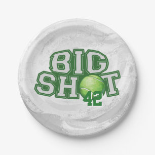 Big Shot Tennis Ball Pappteller