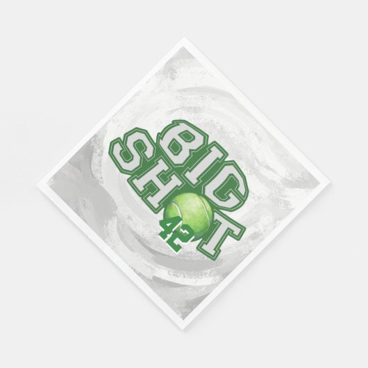 Big Shot Tennis Ball Serviette (Ecke)