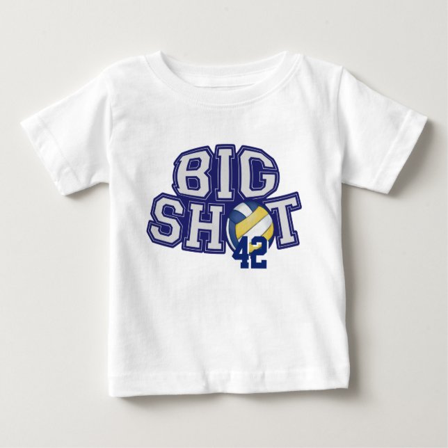 Big Shot Volleyball Baby T-shirt (Vorderseite)