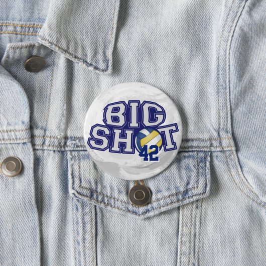 Big Shot Volleyball Button (Beispiel)