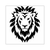 Big Simple Lion Face Briefmarke Gummistempel (Prägung)