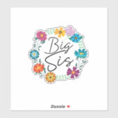 BIG SIS AUFKLEBER (Blatt)