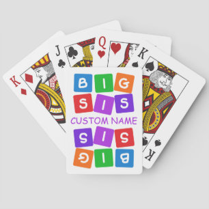 Big Sis benutzerdefinierte Spielkarten