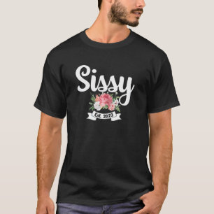 Big Sis Est 2023 Baby Ankündigung New Big Sister T-Shirt
