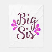 Big Sis Fleecedecke (Vorderseite)
