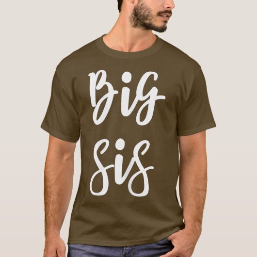 Big Sis für Big Little Brother und Sister T-Shirt (Vorderseite)