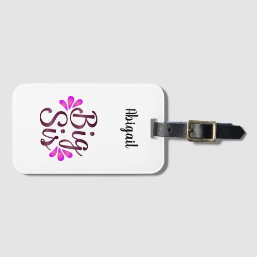 Big Sis Gepäckanhänger (Vorderseite (Horizontal))