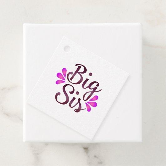 Big Sis Geschenkanhänger (Beispiel)