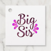 Big Sis Geschenkanhänger (Vorderseite)