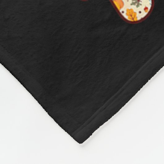 Big Sis Of The Birthday Turkey Bow Family Matching Fleecedecke (Ecke)