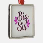 Big Sis Ornament Aus Metall (Rechts)