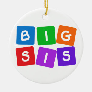 Big Sis-Ornamente Keramik Ornament