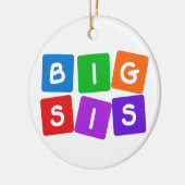 Big Sis-Ornamente Keramik Ornament (Links)