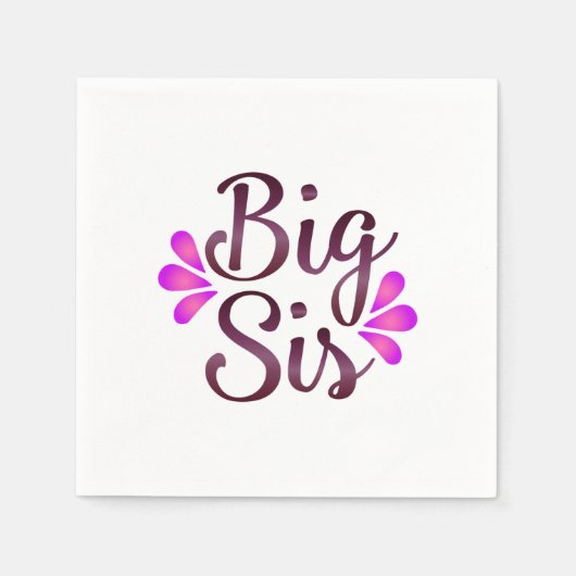 Big Sis Serviette (Vorderseite)