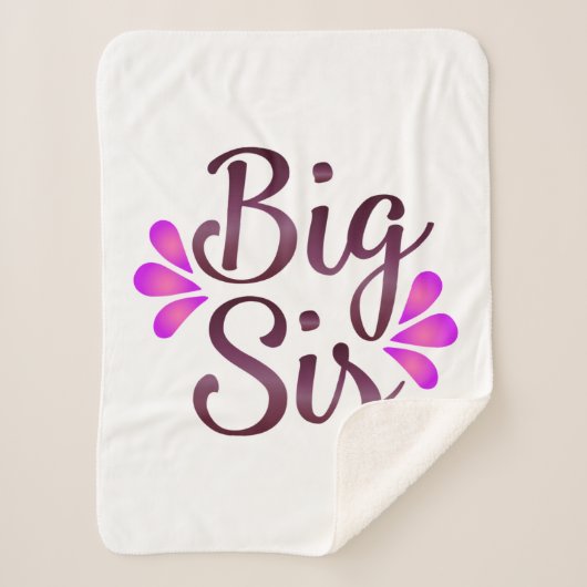 Big Sis Sherpadecke (Vorderseite)